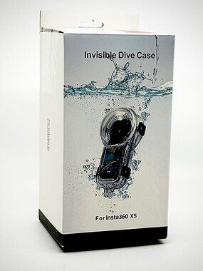 Insta360 X5 Invisible Dive Case Waterproof Housing 60m Clear